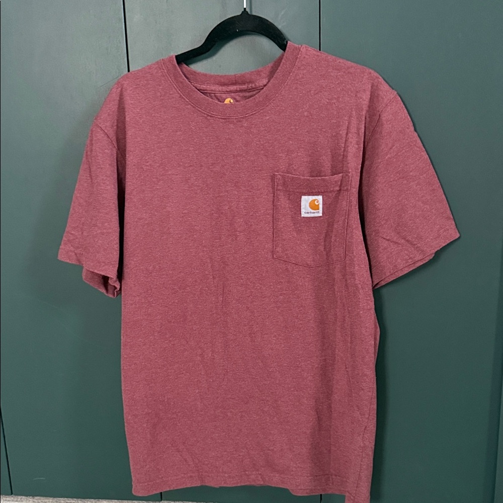 Carhartt Burgundy Pocket Tee